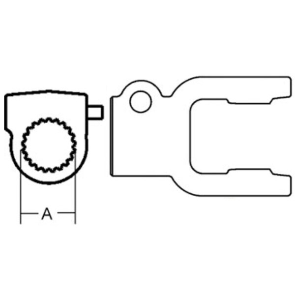 Aftermarket New Conditioner Yoke QD Push Pin Fits John Deere Mower 1355 1365 1456 DC32296 - main